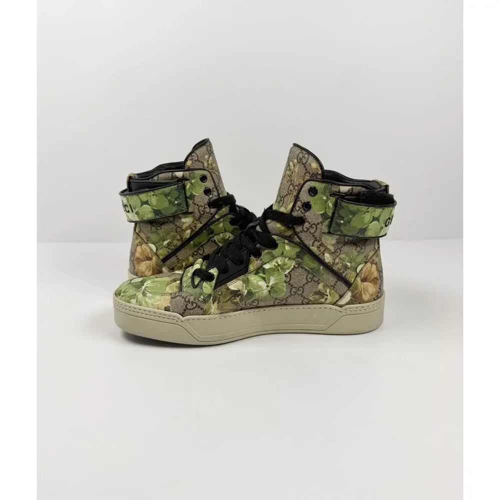 Size 8.5US - Gucci High Top Monogram Blooms